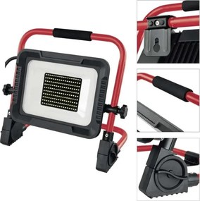 Proiector LED cu stativ ELION LED/100W/230V 4000K IP65 roșu/negru