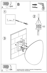 Aplică SENSES 2xG9/40W/230V albă Sollux SL.0934