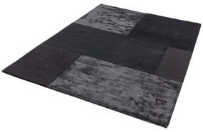 Covor Asiatic Carpets Tate Tonal Textures, 160 x 230 cm, antracit