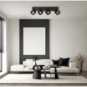 Spot LED Globo 56961-4B RAE 4xLED/6W/230V negru