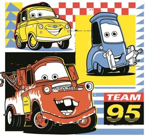 Disney Mașini Team-95 3x48 buc puzzle Clementoni