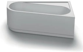 Ravak CA41000000 - Cadă de colț CHROME 170x105 cm acrilic/alb