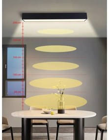 Plafonieră LED dimabilă CANTO 50W/230V negru Tuya Immax NEO 07074-90 + telecomandă