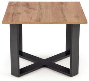 Masa de cafea Cross, stejar wotan / negru