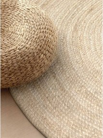 Covor în culoare naturală deschisă reversibil/țesut manual din iută 160x230 cm Braided – Hanse Home