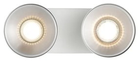 Spot aplicat tavan directionabil Pitcher 2L alb