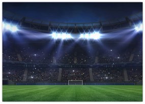 Tablou pe sticlă - Stadion de fotbal (70x50 cm)