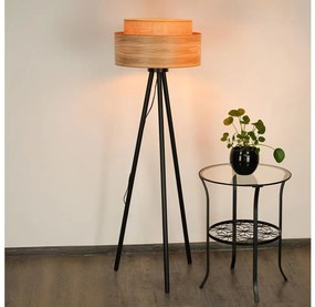 Brilagi - Lampă de podea MONTANA BOHO 1xE27/15W/230V maro/negru