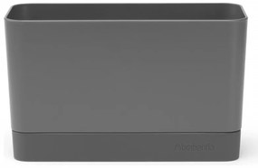 Organizator pentru chiuveta Brabantia SinkSide 1000209, Antiderapant, Silicon, Gri inchis