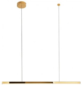 Lustra LED dimabila design modern TRIO 1 auriu