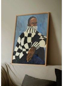 Poster 50x70 cm Check – Hanna Peterson – The Poster Club