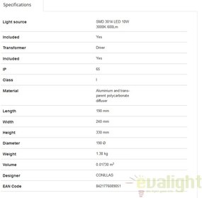 STALP LED EXTERIOR DESIGN MODERN 75537 SHELBY M