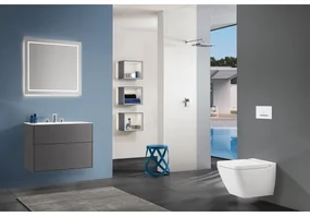 Clapeta actionare rezervor WC incastrat, Villeroy&amp;Boch ViConnect, crom, 92218061