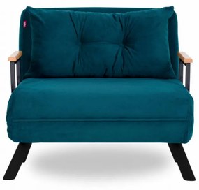 Fotoliu Extensibil Sando Single, Verde Petrol