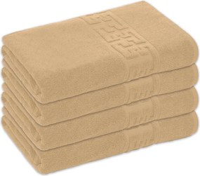 Set 4 Prosoape Baie Bumbac 100%, 550g/m², Greek