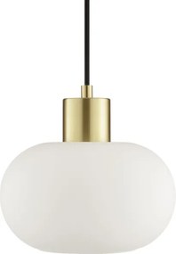 Brilliant - Lustră suspendată pe cablu FANNY 1xE27/20W/230V, Ø 22 cm, alamă