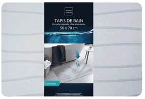 Covoraș de baie gri 50x70 cm Ondelina – douceur d'intérieur