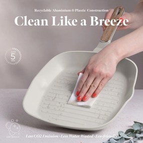 Set tigai 4 piese Sahara Nordic Berlinger Haus BH 8323, crem, cu acoperire antiaderenta titanPro