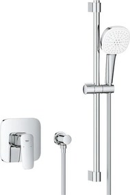 Sistem de dus incastrat Grohe Cubeo Tempesta cu para 2 functii fara corp ingropat finisaj crom lucios