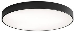 Plafonieră LED CLEO 96W 230V 3000K, Ø 80 cm, negru