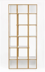 Bibliotecă cu structură din lemn de stejar Woodman Newbury