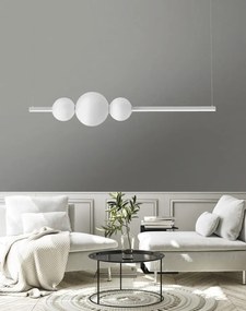 Lustra LED dimabila design modern SANDRA 3 WH