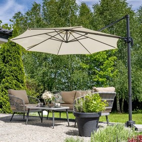 Umbrela de gradina Kazuar 3,5M bej