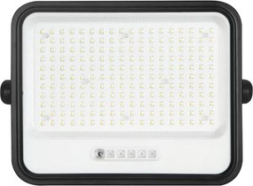 Proiector solar LED dimabil/400W/3,2V IP65 20000 mAh negru + telecomandă