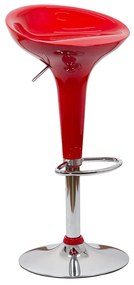 Scaun de bar Roșu ABS 101 - Elegant, Ajustabil, Strălucitor