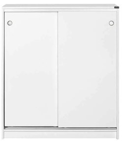 Comoda Multifunctionala Adore Diamond, 2 usi glisante, 5 rafturi,  91 x 105 x 37 cm