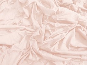Cearsaf Jersey cu elastic 180 x 200 cm roz deschis