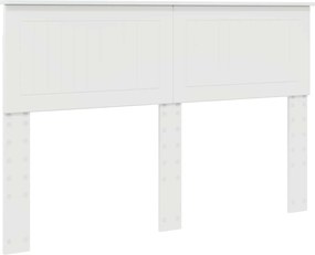 vidaXL Tăblie cap Alb Lucios 140 cm Lemn compozit