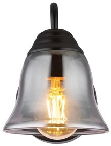 Aplica de perete design industrial Gonny negru