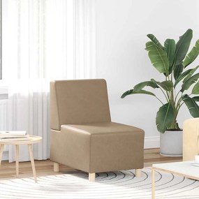 vidaXL Fotoliu Cappuccino 55 x 74 x 82 cm Piele artificială