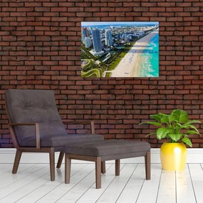 Tablou pe sticlă - Miami, Florida (70x50 cm)