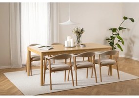 Scaun de dining bej/în culoare naturală Addi – Actona