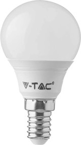 V-TAC Plastic Bulb bec cu led 1x4.5 W 3000 K E14 21168