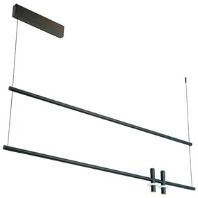 Lustra cu Iluminat LED Sus si Jos, MARBLE BLACK