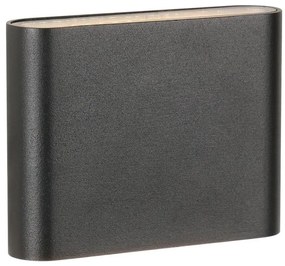 Aplică LED de exterior Zuma Line SJ22621 SHADOW LED/12W/230V IP65 negru