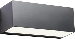 Aplica de perete LED pentru exterior Redo LAMPRIS 90154, 12W, 230V, IP65