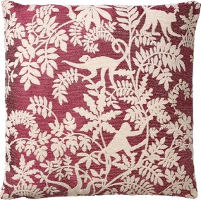 Husa decorativa pentru perna ABU MERLOT 45x45 cm, vinuriu