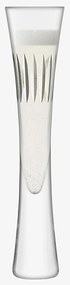 Pahare de șampanie, Moya Cut, 170 ml, transparente, set 2 buc - LSA International