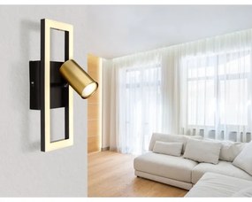 Spot LED de perete MARRIE 1xGU10/5W/230V + LED/12W/230V Globo 57032-1