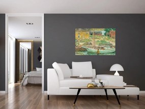 Tablou - Childe Hassam, Oyster Sloop, Cos Cob, reproducere (90x60 cm)