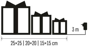 Decorațiune LED de Crăciun 72xLED/1,35W/230V aurie