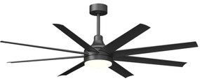 Ventilator LED dimabil de tavan Aigostar LED/24W/230V 2700-6500K 165 cm negru + telecomandă