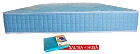 Set Saltea Memory Foam Saltex 900x1900 + Husa cu elastic