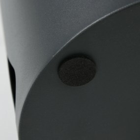 HOMCOM Suport pentru umbrele, oțel, formă de coloană, compartiment inferior detașabil, Ø17 x 41H cm, gri | Aosom Romania