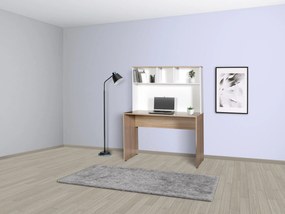 Masă PC Bedipi 2 (stejar + alb) . 1094997