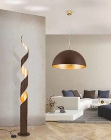 Lampadar dimabil, lampa de podea metalica design vintage Eliano